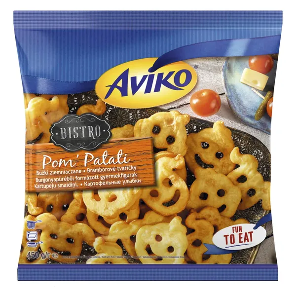Kartupeļu smaidiņi Aviko saldēti 450g