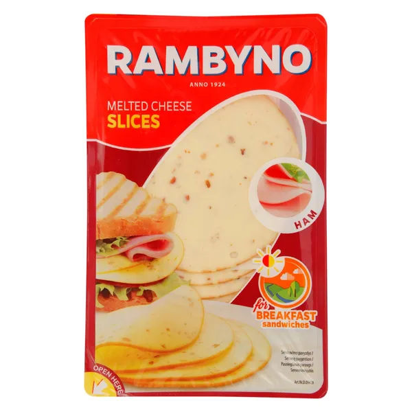 Kausētais siers Rambyno šķiņķa 45% 150g