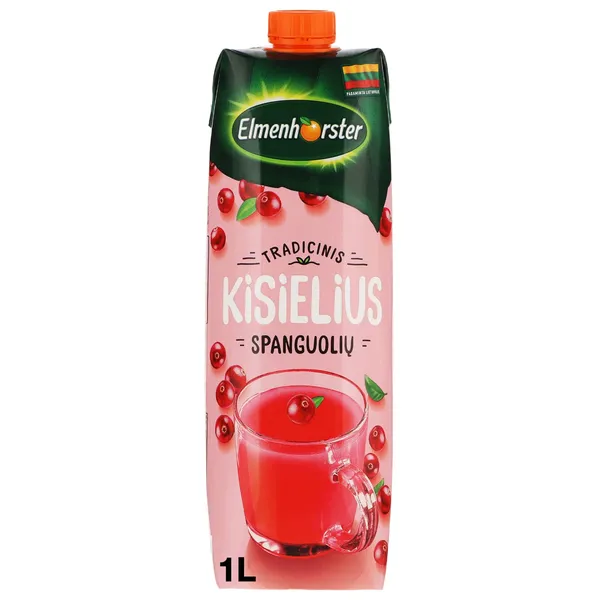 Ķīselis Elmenhorster ar dzērveņu garšu 1l