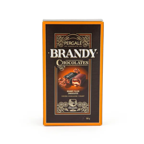 Konfektes Pergale ar brendiju 190g