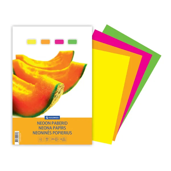 Kr. papīrs Sulemees neona 20lp 4kr BS25
