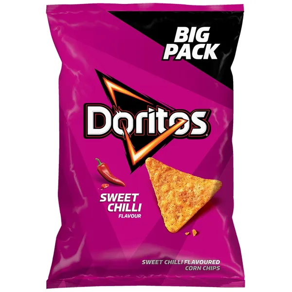 Kukur. čipsi Doritos ar saldā čili garšu 180g