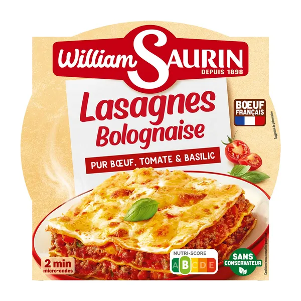 Lazanja William Saurin Boloņas mērcē 300g