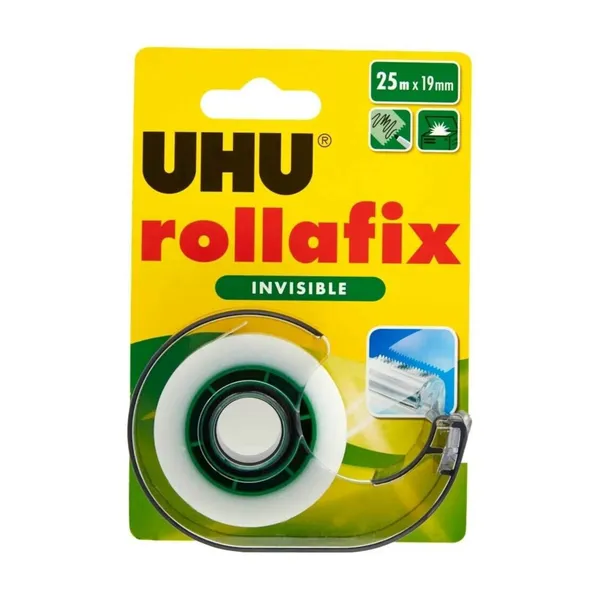 Līmlente ar turētāju UHU 19mmx25m, matēta