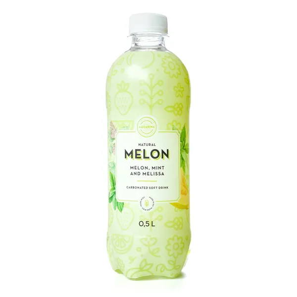 Limonāde Aquanine Melon, Piparm., Melisa 0,5l