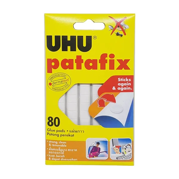 Līmpasta UHU 80gab/iep., 50g, balta