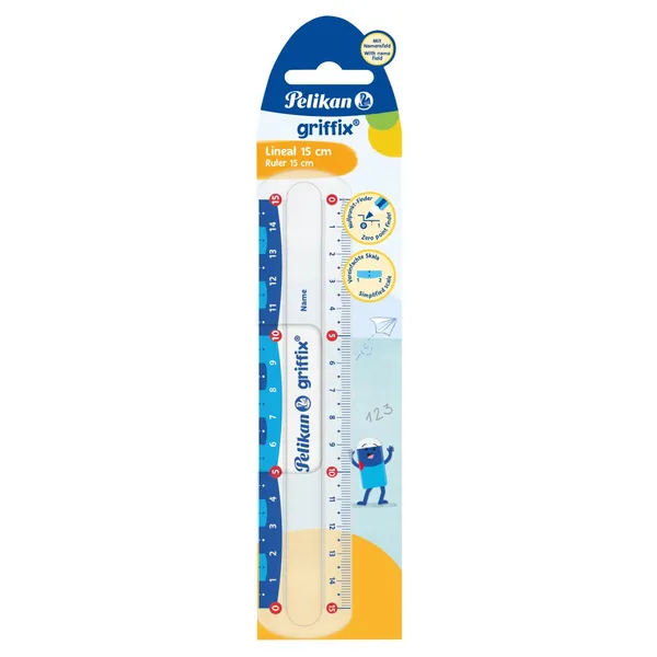 Lineāls Pelikan giffix 15cm