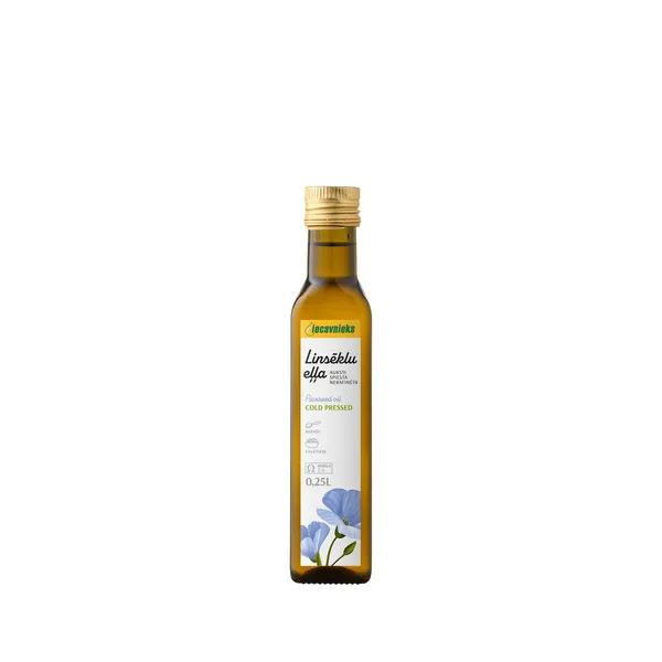Linsēklu eļļa Iecavnieks auksti spiesta 250ml