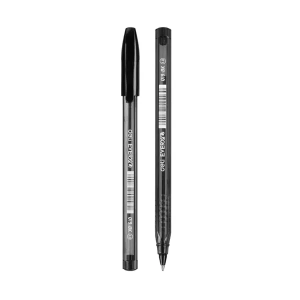 Lodīšu pildspalva Deli melna 1.0mm