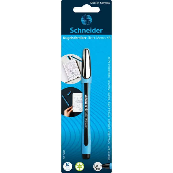 Lodīšu pildspalva Schneider melna BS25