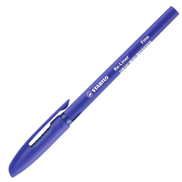 Lodīšu pildspalva Stabilo RE-Liner zila