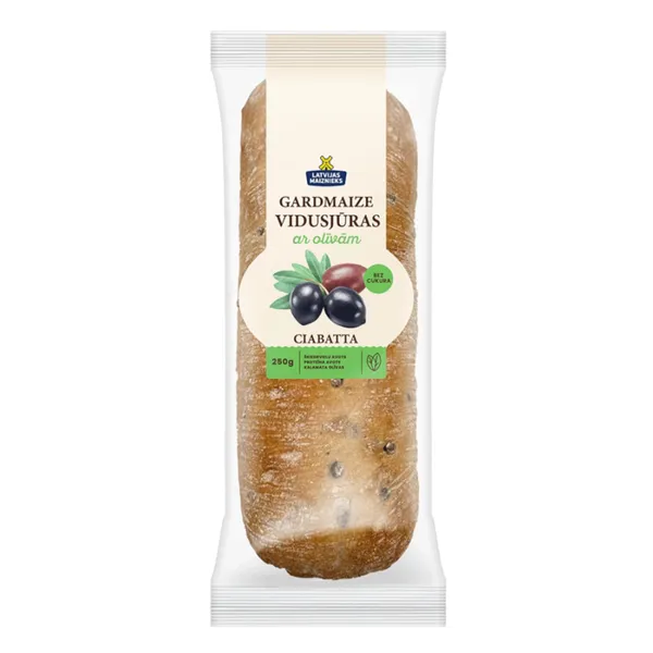 Maize LM Vidusjūras Ciabatta ar olīvām 250g