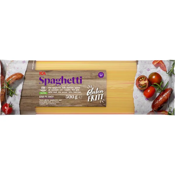 Makaroni ICA Spaghetti bez lipekļa 500g