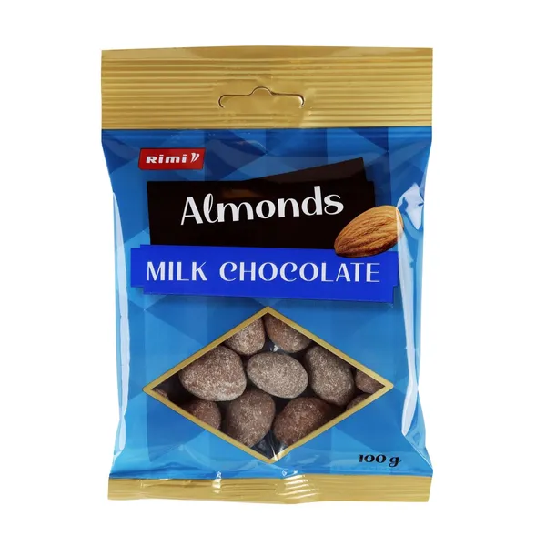 Mandeles piena šokolādē Rimi 100g