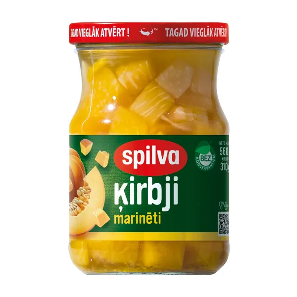 Marinēti ķirbji Spilva 858g/560g