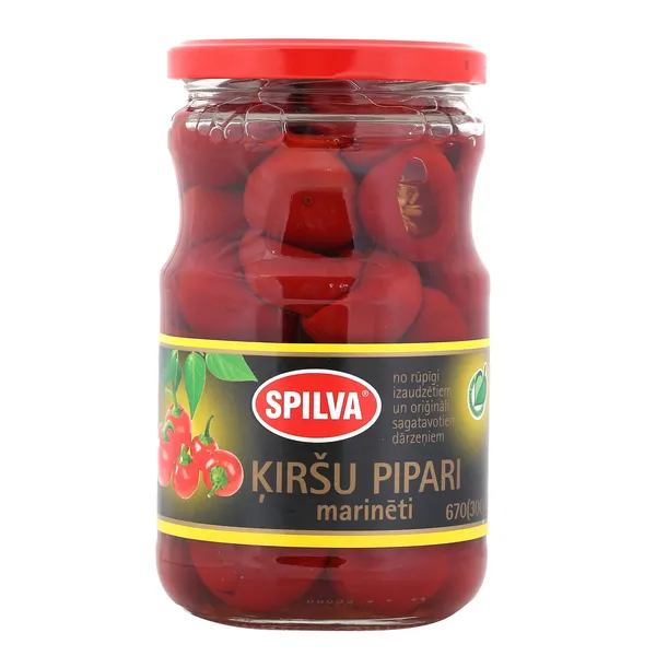 Marinēti kiršu pipari 670g/300g