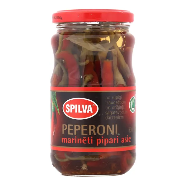 Marinēti pipari Spilva peperoni asie 330g/150