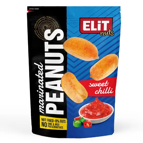 Marinēti zemesrieksti Elit Sweet Chili 70g