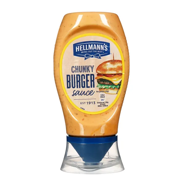 Mērce Hellmanns Chunky burger 250ml