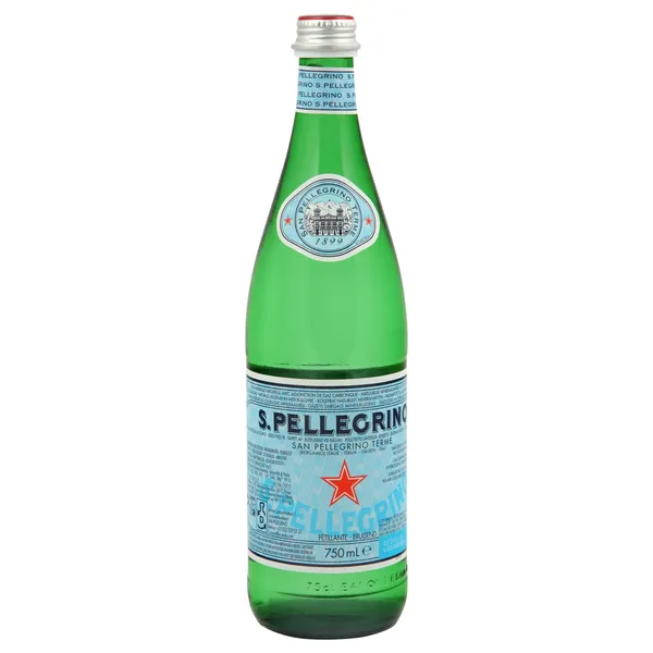Minerālūd. Sanpellegrino dabīgs, gāzēts 0,75l