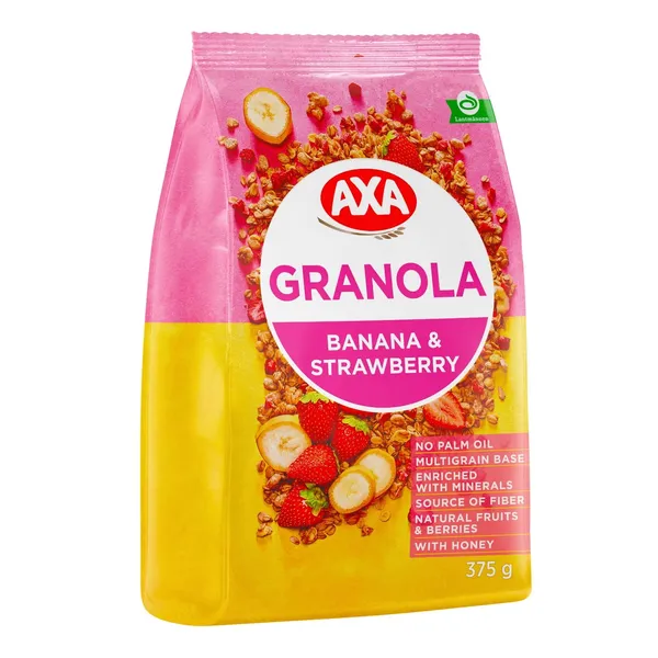 Muslis Axa ar zemenēm, banāniem 375g