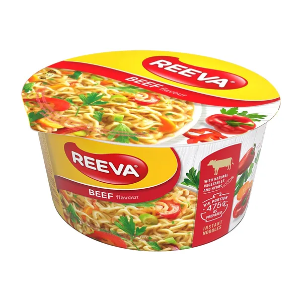 Nūdeles Reeva ar liellopa gaļas garšu 75g