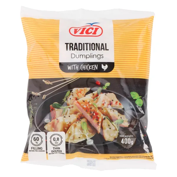 Pelmeņi Traditional ar vistas gaļu 400g