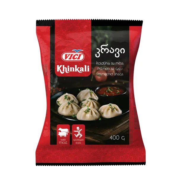 Pelmeņi Viči khinkali ar gaļu 400g