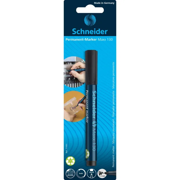 Permanen. marķieris Schneider melns BS25