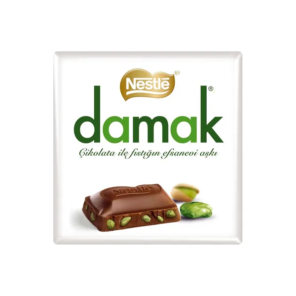 Piena šokolāde Nestle Damak ar pistācijām 60g