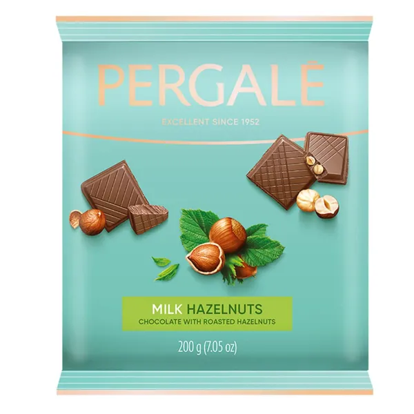 Piena šokolāde Pergale ar lazdu riek. 200g