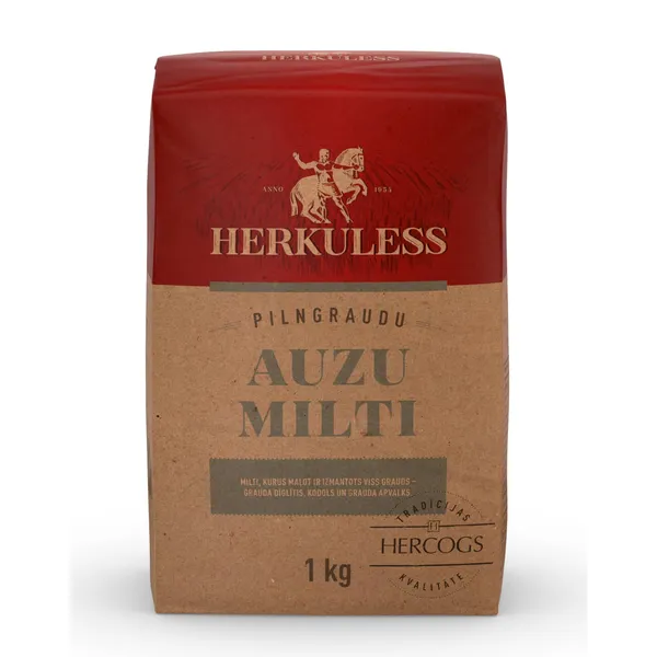Pilngraudu auzu milti Herkuless 1kg