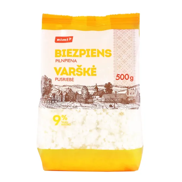 Pilnpiena biezpiens Rimi 9% 500g