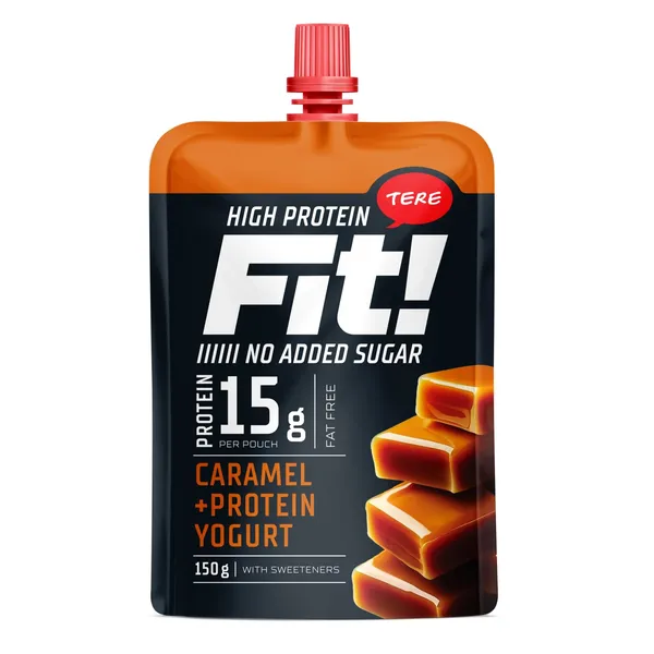 Proteīna jogurts Fit karameļu, ar sald. 150g