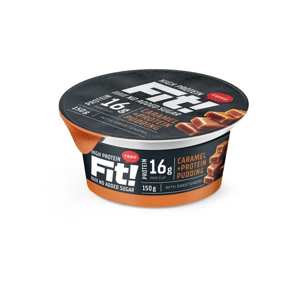 Pudiņš Fit! proteīna ar sāļo karameli 150g