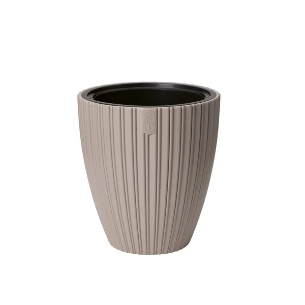 Puķu pods Form-Plastic Mika bēšs h32cm SS25