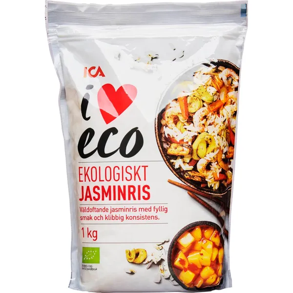 Rīsi I Love Eco jasmīnu 1kg