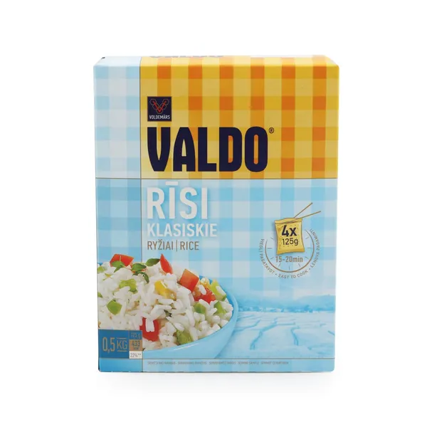 Rīsi Valdo gargraudu 500g