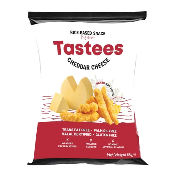 Rīsu uzkoda Tastees ar čedaras siera g. 65g