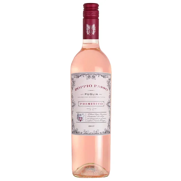 Rozā vīns Doppio Passo Primitivo 12% 0,75l