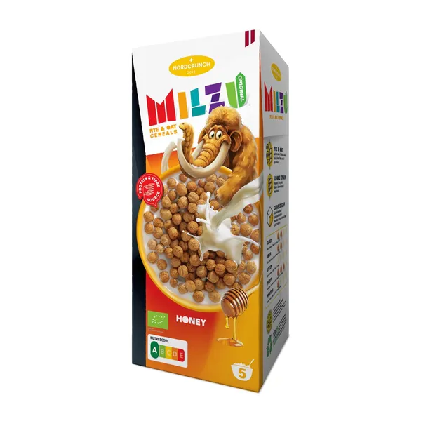 Rudzu un auzu bumbiņas ar medu BIO 150g