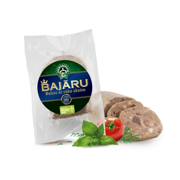 Rulete Bajāru ar cūku aknām, vārīta 450g