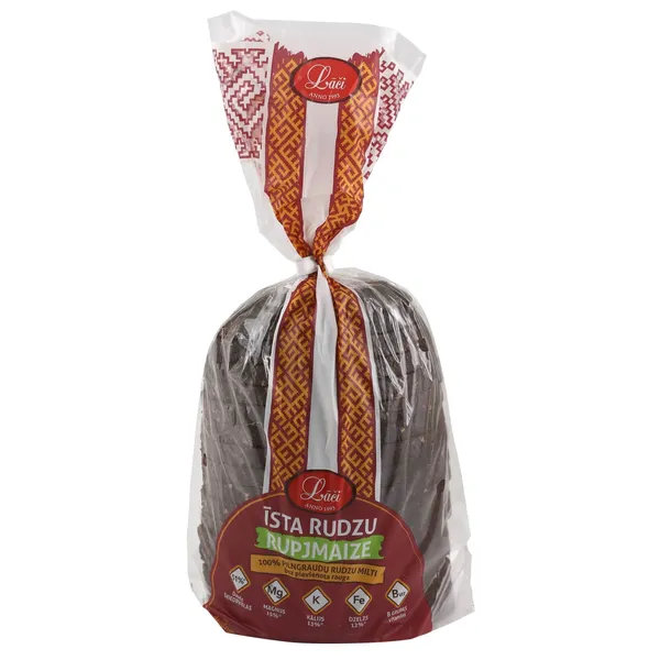 Rupjmaize Lāči Īsta 1/2 sagriezta 480g