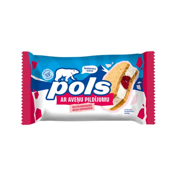 Saldēj. Pols auzu cep., aveņu mērce 140ml/75g