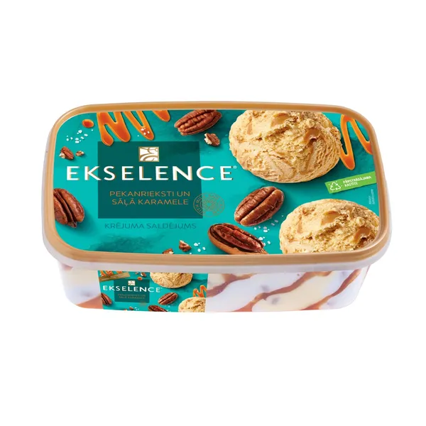 Saldējums ar pekanr., sāļo karameli 1l/500g