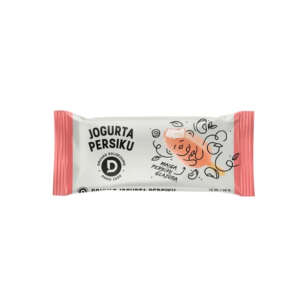 Saldējums Druvas jogurta-persiku 70ml/45g
