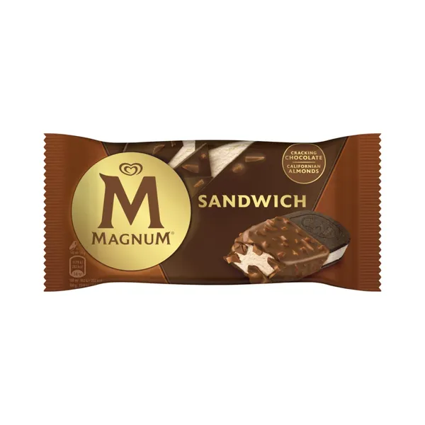 Saldējums Magnum Almond sandwich 140ml/90g