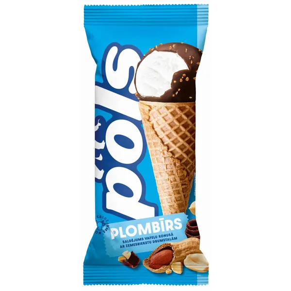 Saldējums Pols plombīra ar zemesr. 150ml/90g