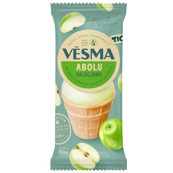 Saldējums Tio Vēsma ar ābolu garšu 120ml/75g