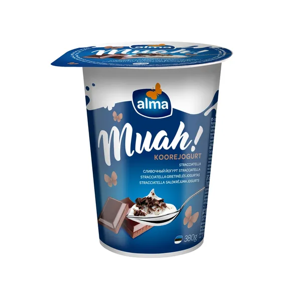 Saldkrējuma jogurts Alma Stracciatella 380g